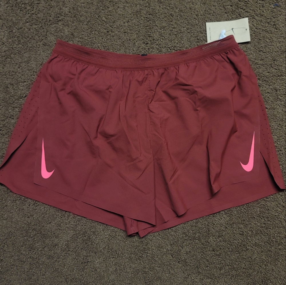 Nike AeroSwift Dri-FIT ADV 2” Racing Shorts Brief Lined Mens Sizes Red NEW $90